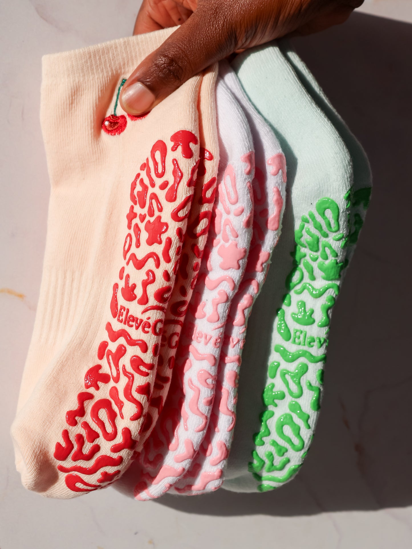The Belle Collection (all three grip socks)