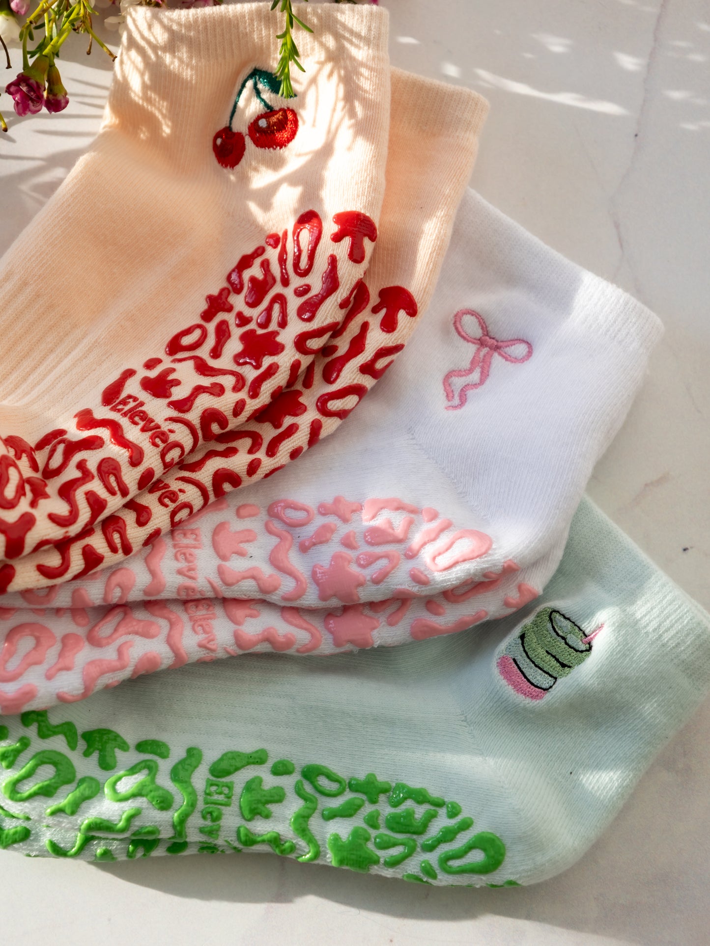 The Belle Collection (all three grip socks)